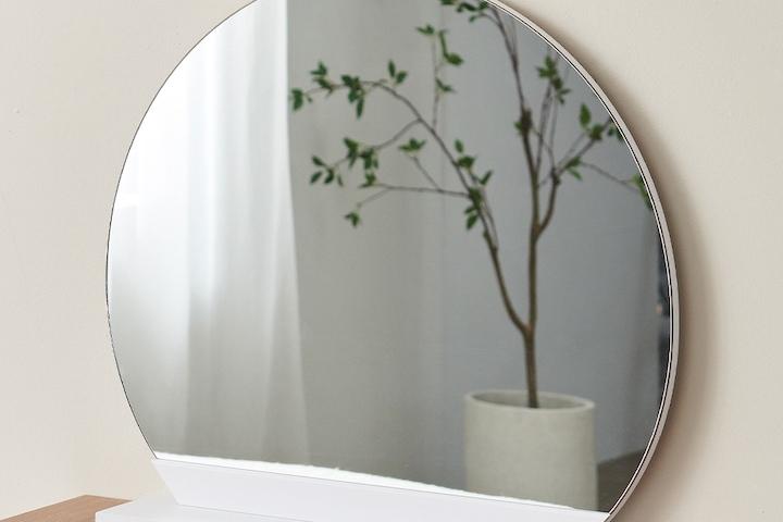 [단독특가] 타원 좌경 대 스탠드 원형 화장대 거울 5colors (700 600)