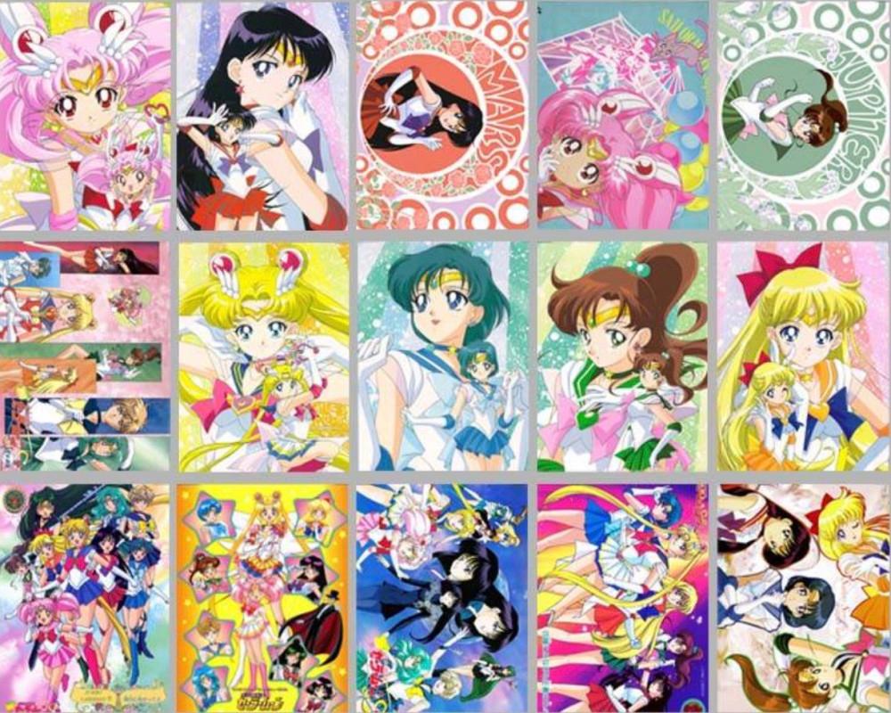 세일러문 엽서 (5장)