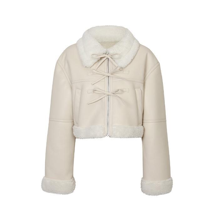 [단독선오픈]LUCY MUSTANG JACKET cream [12월 20일 예약 배송]