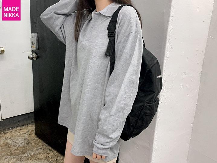 남여공용PK긴팔카라티 (19color)