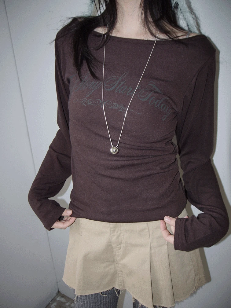 the story 레터링 T