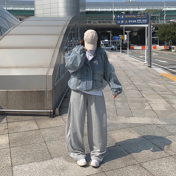 [남녀공용] 박시 벌룬핏 데일리 데님 자켓