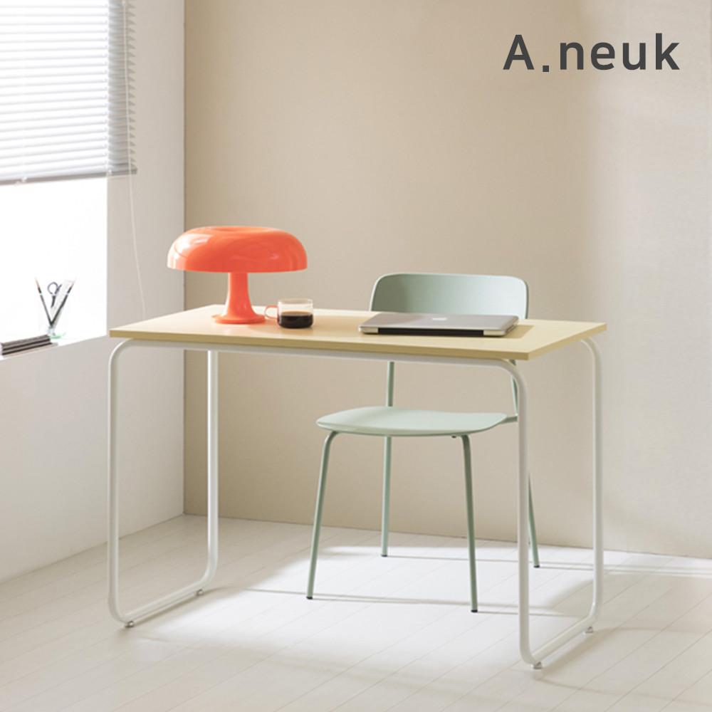 아늑 플랫 유니크 1000 사각 데스크 책상/스틸 티 테이블