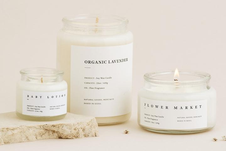 메르시앤코 캔들 (70ml / 260ml / 650ml) 7가지향