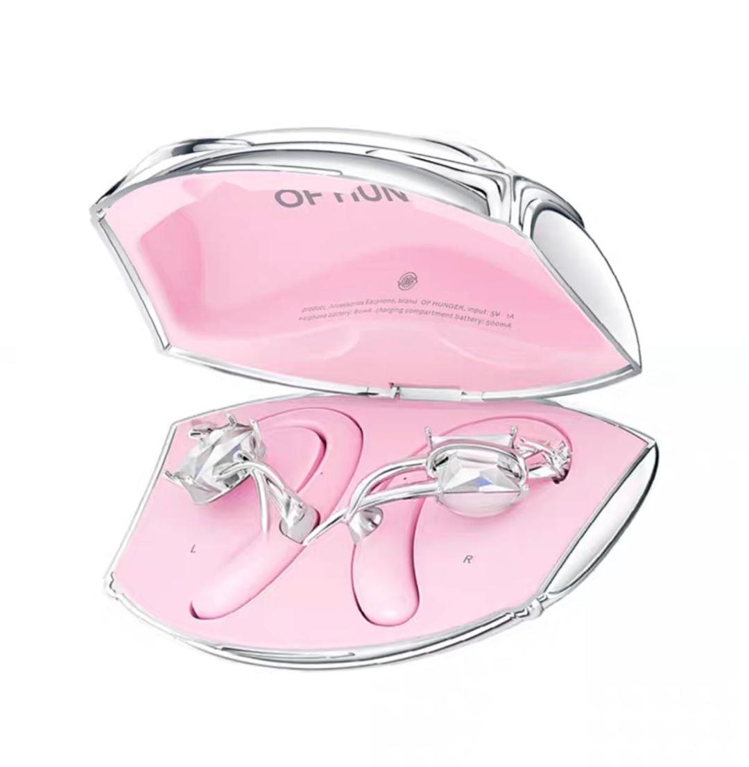 White Stone Accessory Earphones