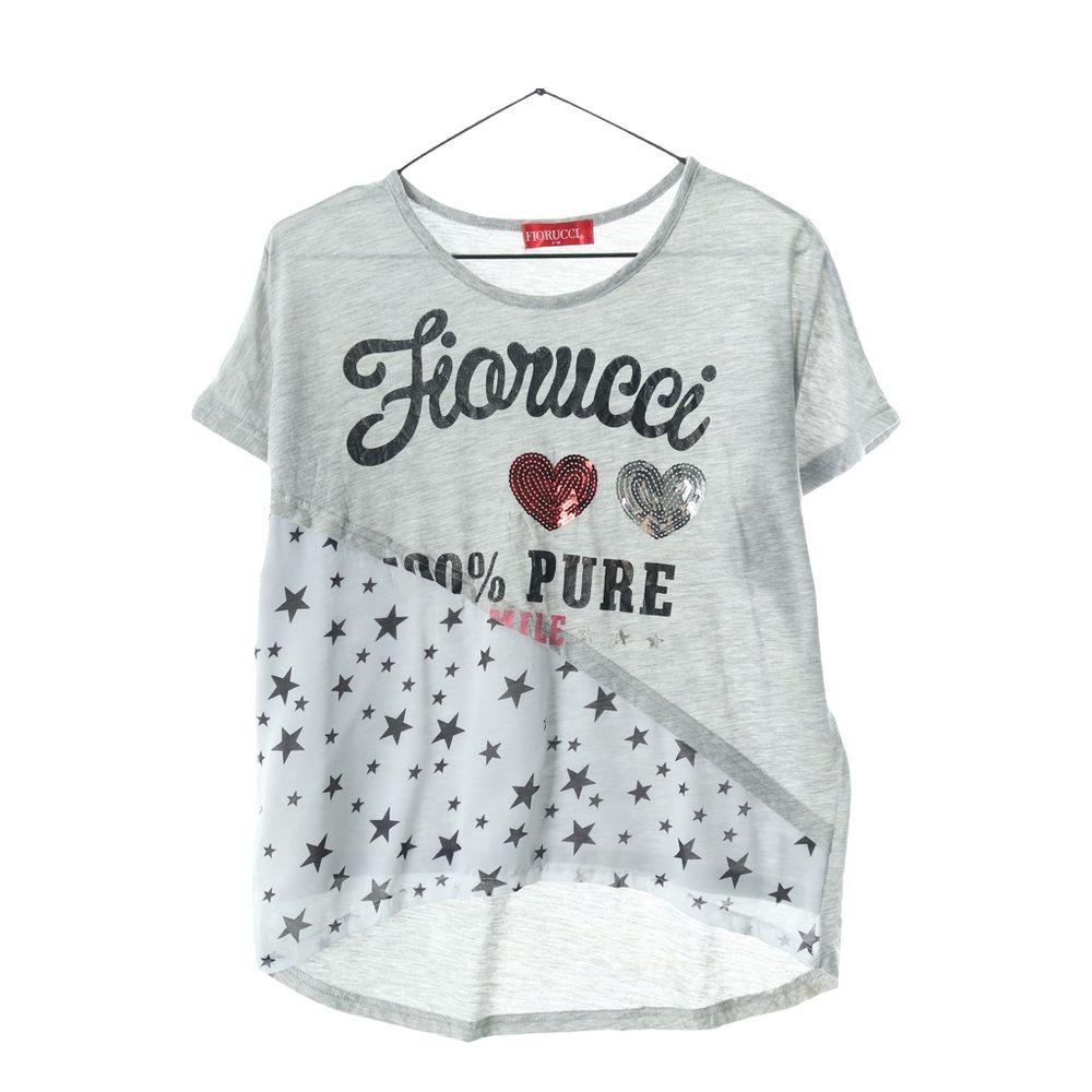 FIORUCCI 폴리에스터 혼방 프린팅 반팔 티 | 여