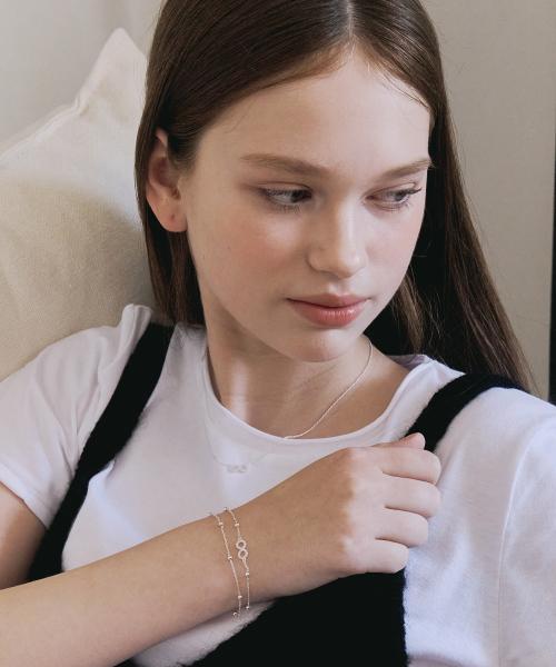 세렌피아 두줄 팔찌 STJ-BB1567WG