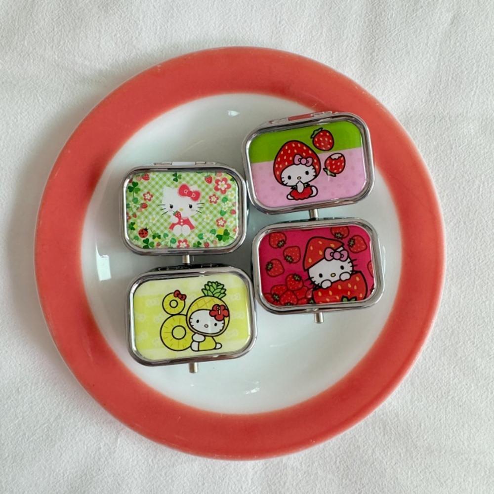 러블리 헬로키티 미니 사각 주얼리함 / 틴케이스 /가방꾸미기