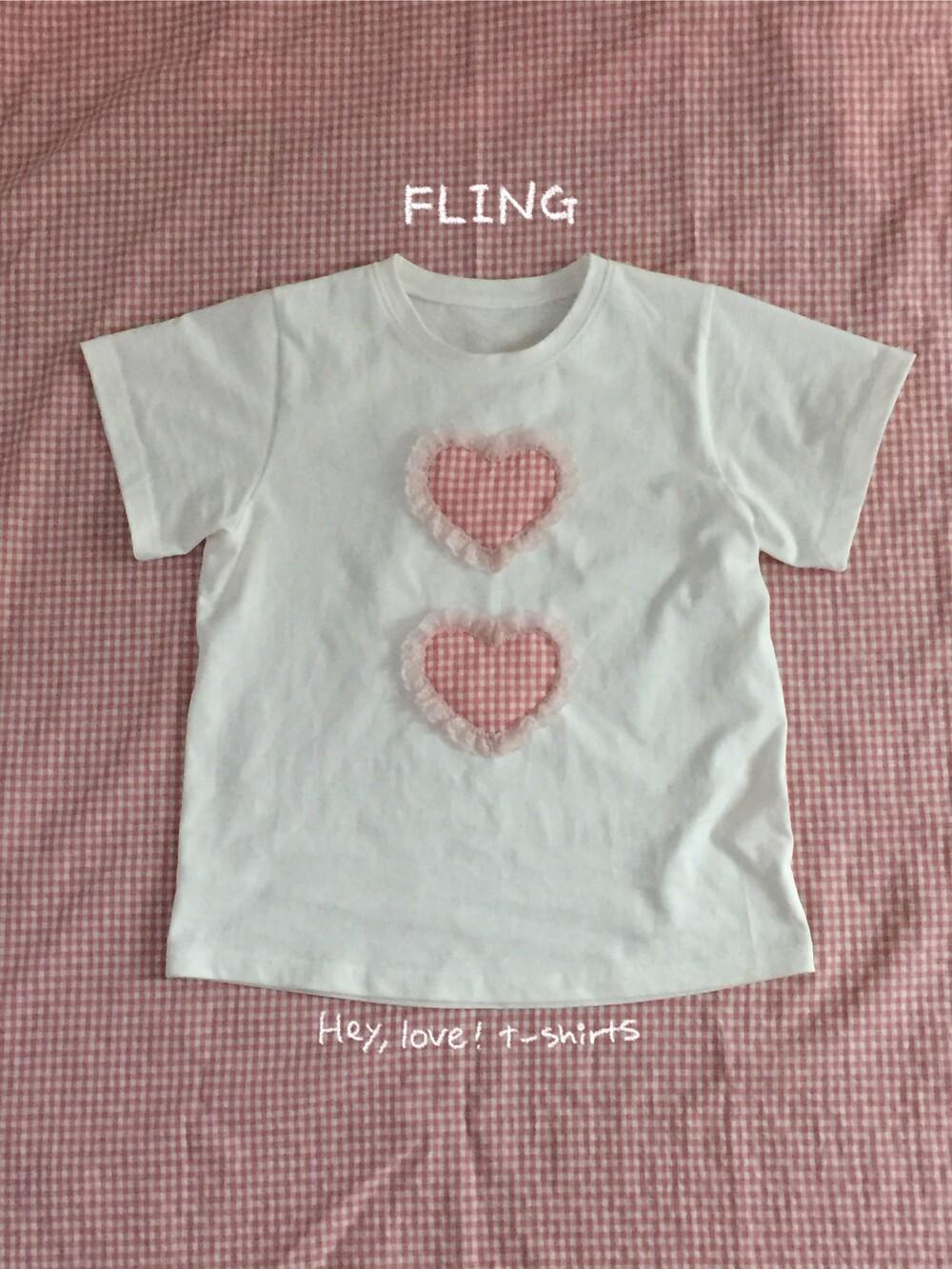 플링 [made by fling] hey, love! t-shirts