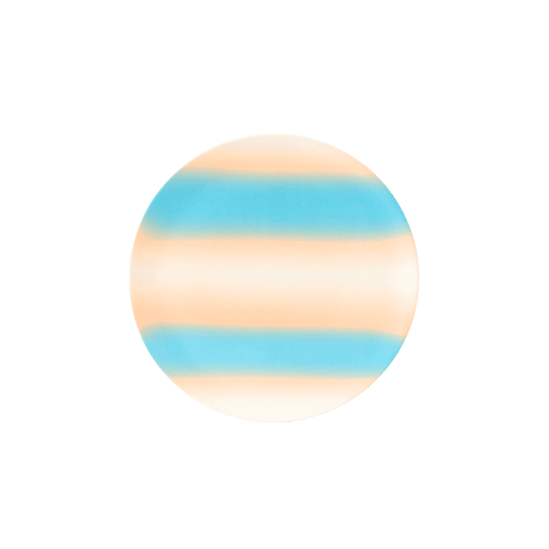 BBDN24 디너플레이트 소프트 스트라이프 블루