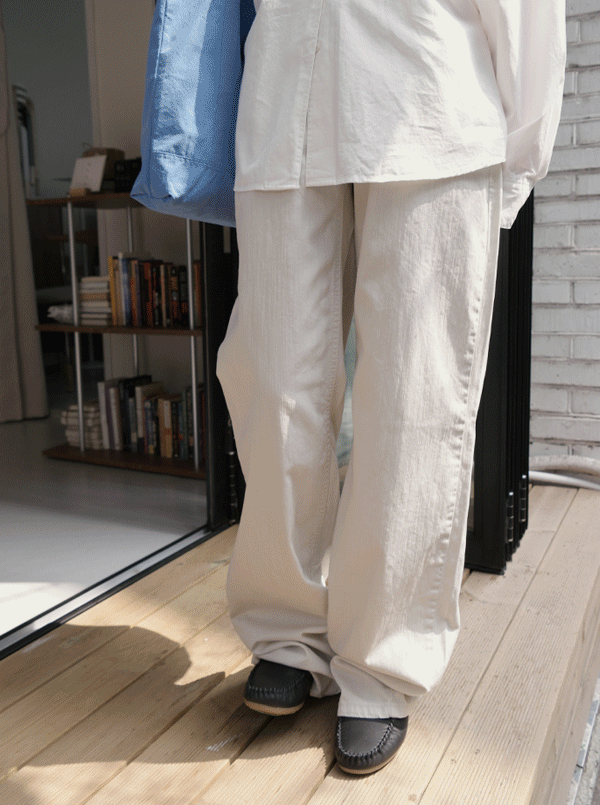 에프터먼데이 슬럽 로우 스트레이트 팬츠 (2c)