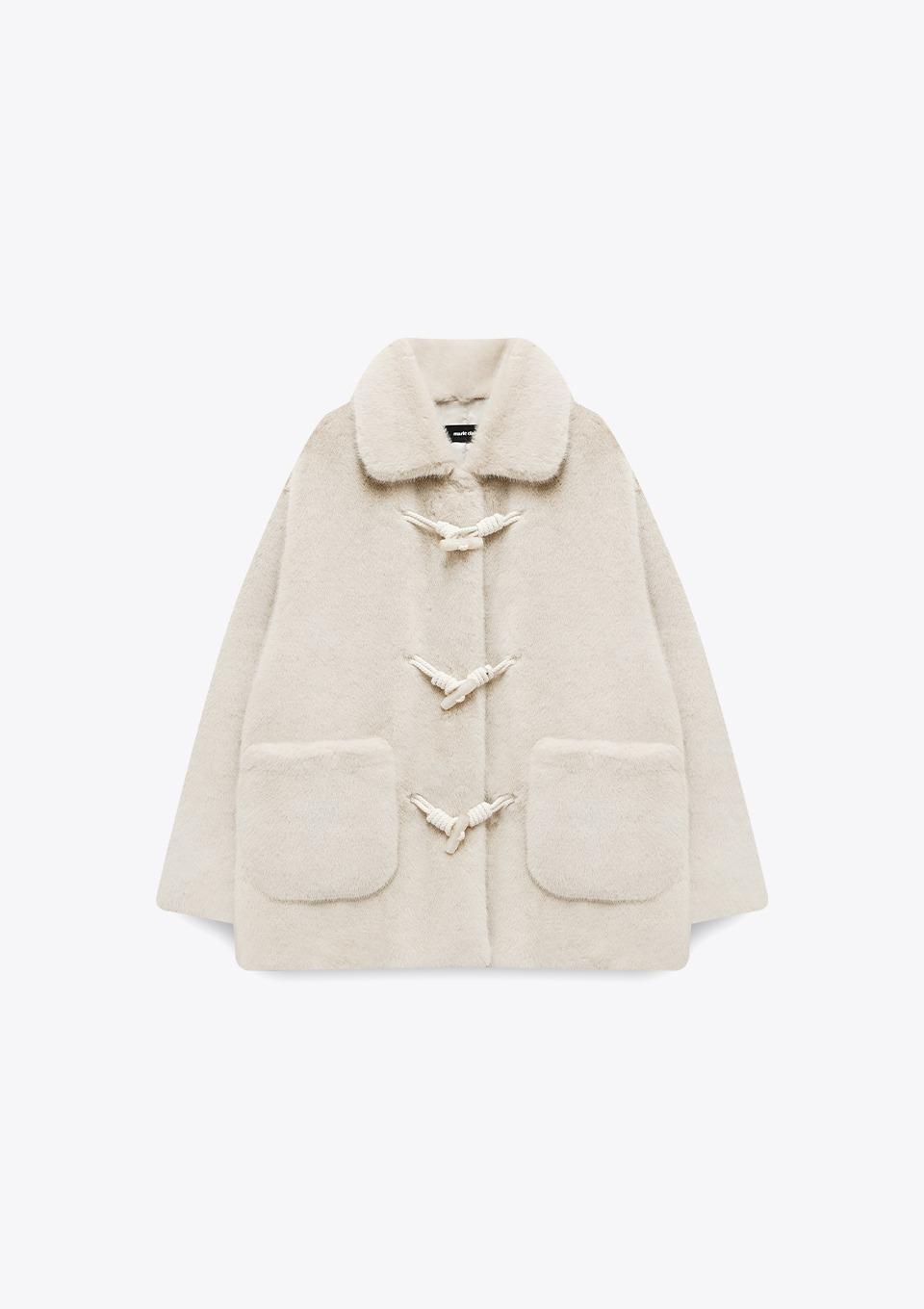 [11/5 순차배송] 페이크 퍼 더플 하프 코트(MAFDCT05MLE)