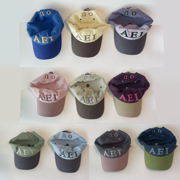 Aeiou Logo Lettering Cap 10colors