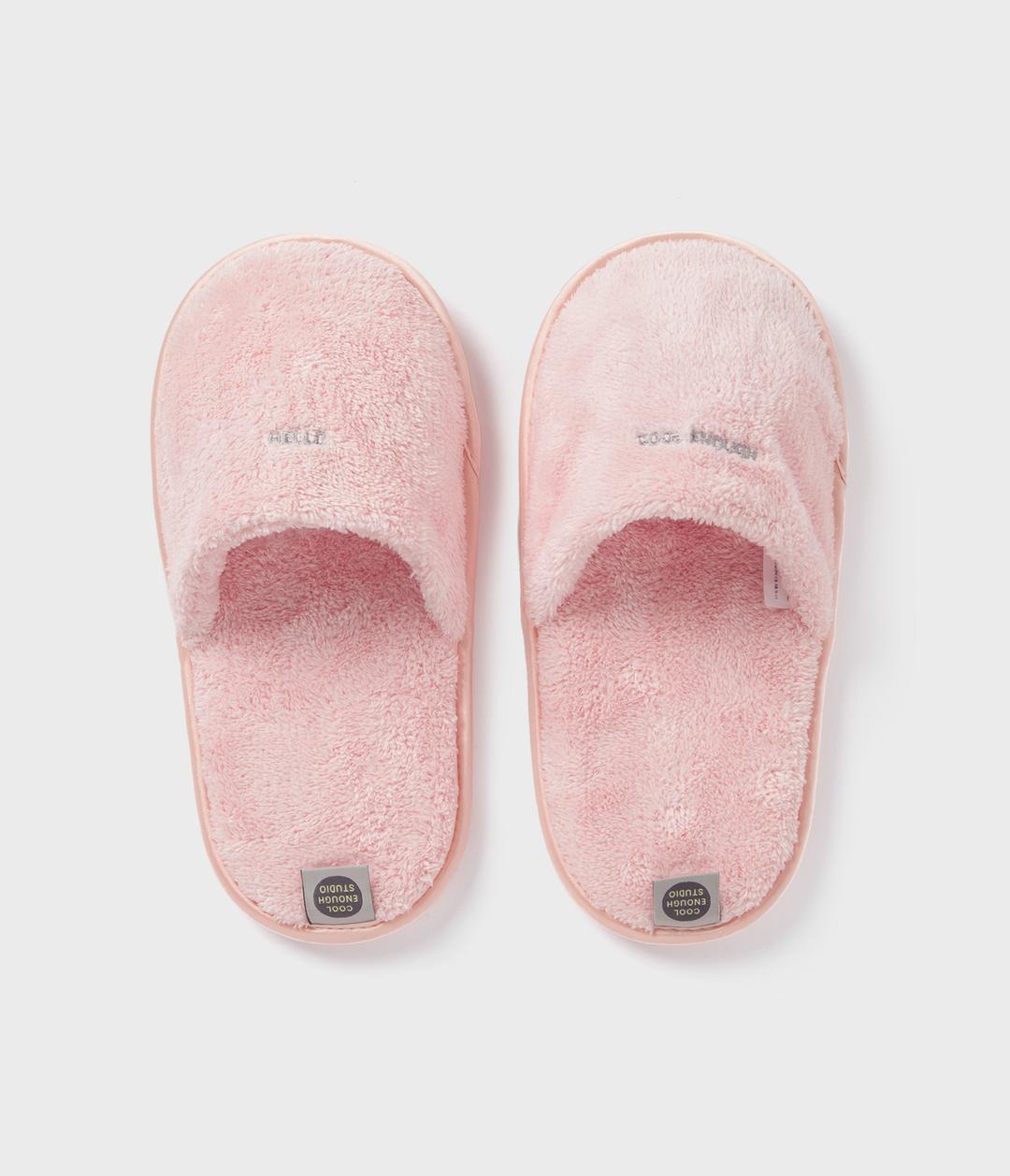 THE TOWEL SLIPPERS [PINK]