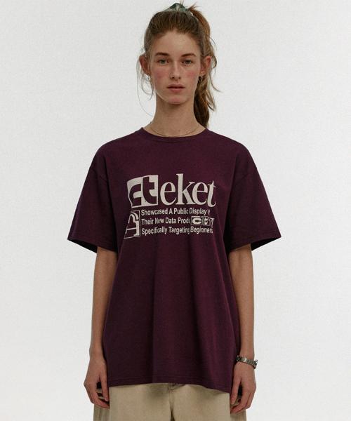 테켓(TEKET)  Plan Tee Purple - 사이즈 & 후기 | 무신사