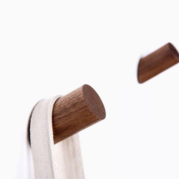 원목 스틱 후크 옷걸이 다용도 걸이