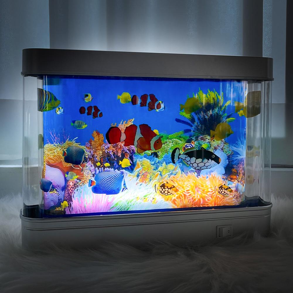 수족관 무드등 물멍 레트로 어항 Y2K 감성 (USB 타입) 힐링 휴그 조명