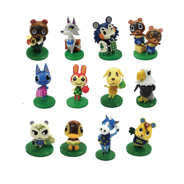 튀어나와요 동물의 숲 초미니 조립 피규어