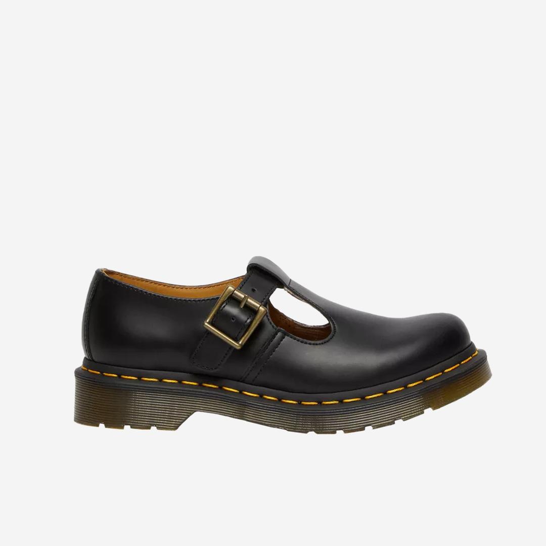 Dr. Martens Women Polley Smooth Leather Mary Janes Black