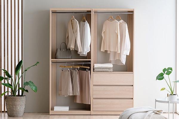 이안 드레스룸 시스템 행거 모듈 800 서랍형 옷장