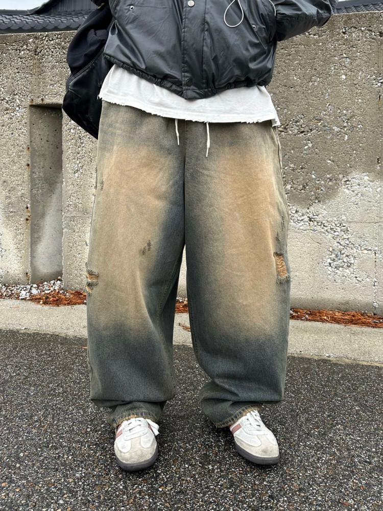 밴딩 빈티지 와이드 데님팬츠 788 VTG Diss Wide Pt