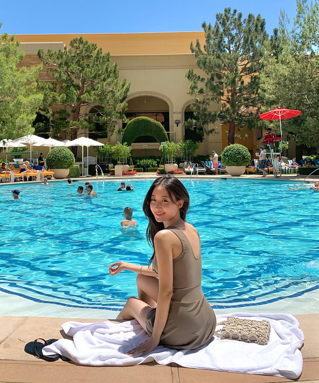 [당일발송] 트윗 원피스 모노키니 K