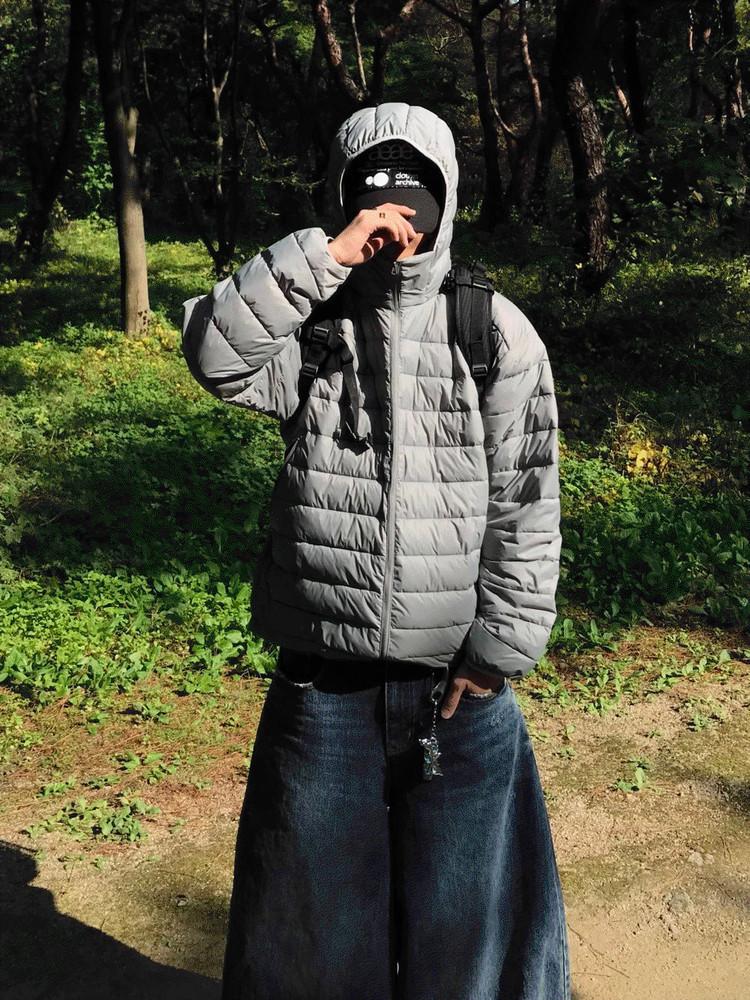 피노 라이트 다운 후드 패딩 4C