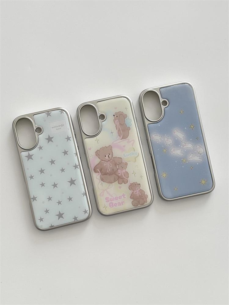 3type Starligt Bunny Star Bear Case 별 곰돌이 토끼 케이스