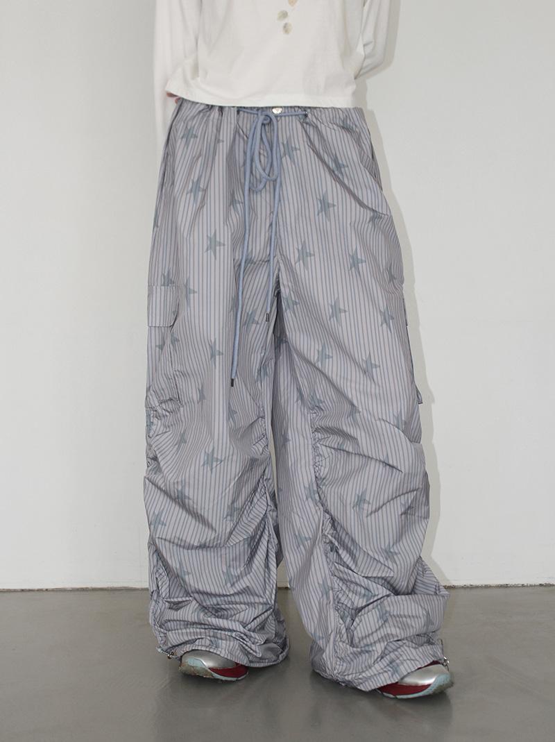 아케 STAR STRIPE NYLON PT (blue!)