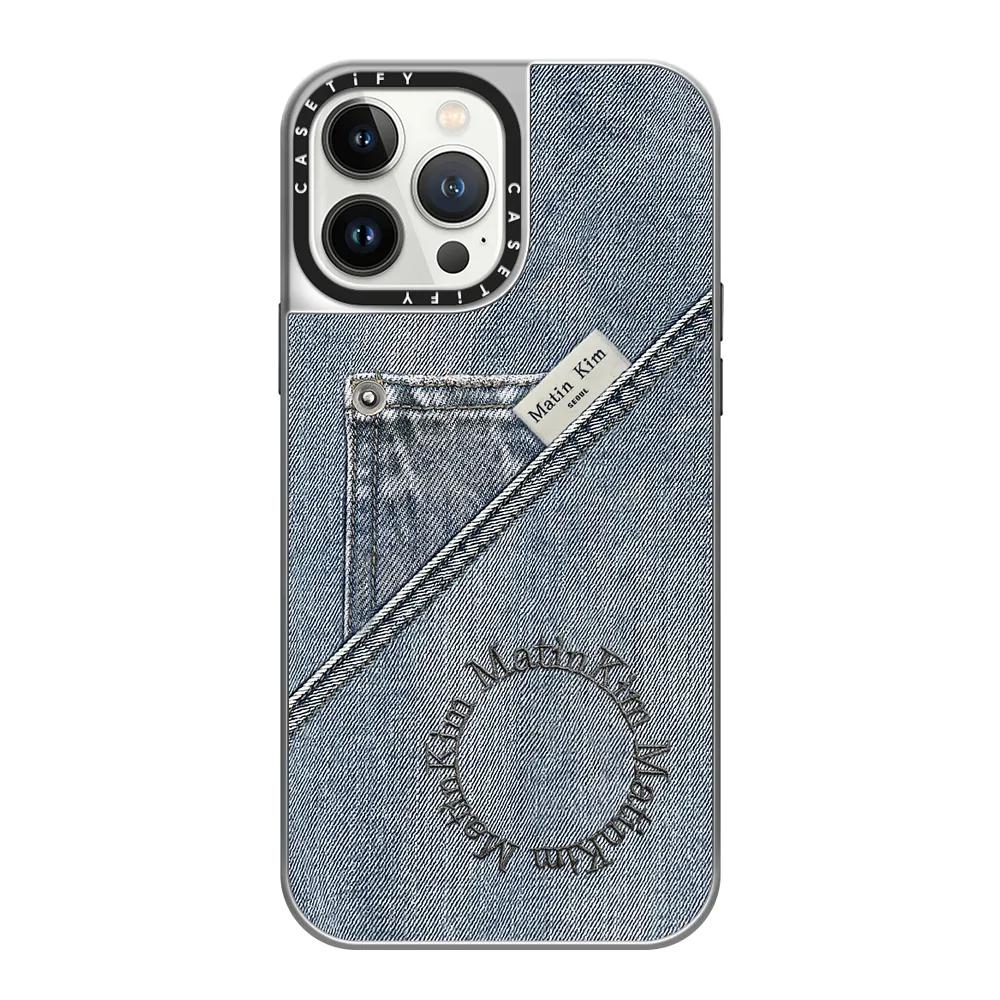 Matin Kim Denim Pocket Case