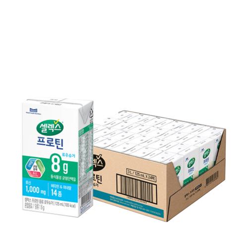 셀렉스(SELEX)  마시는 프로틴 음료 로우슈거 125ml x 24개(1박스) - 후기 | 무신사