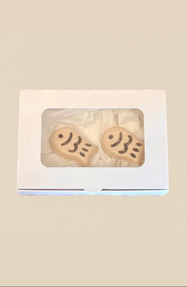 [윈터 리미티드 12/21 pm8] 미니 붕어빵 받침 세트 2pcs (Fish-shaped bun holder)