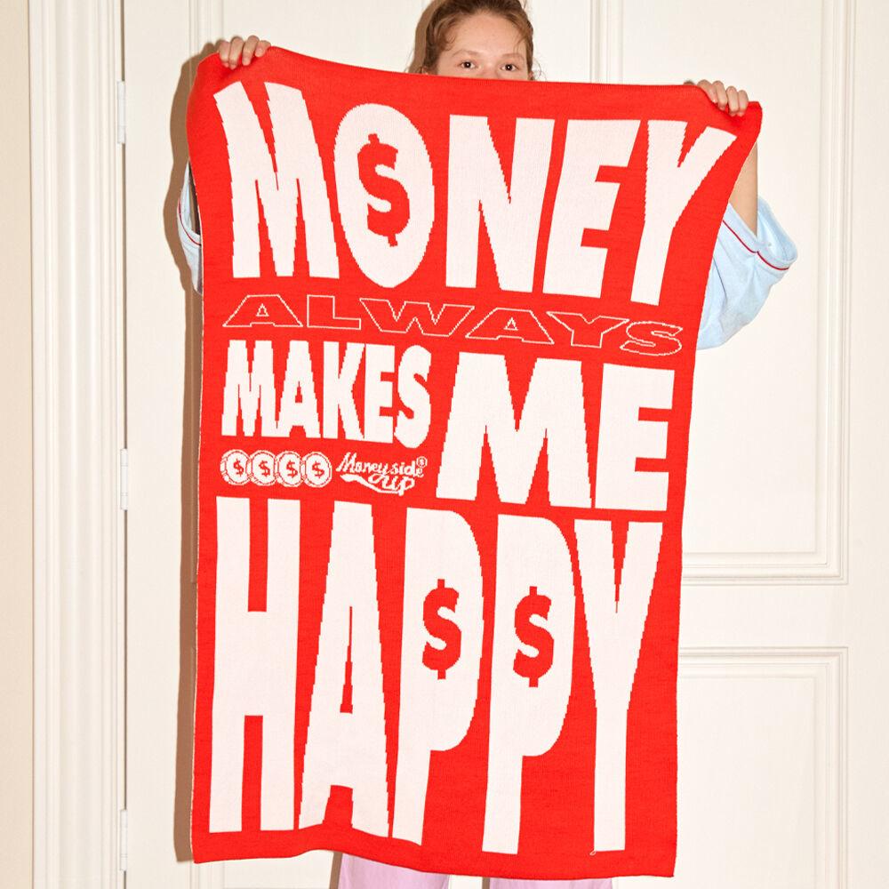 MONEY KNIT BLANKET