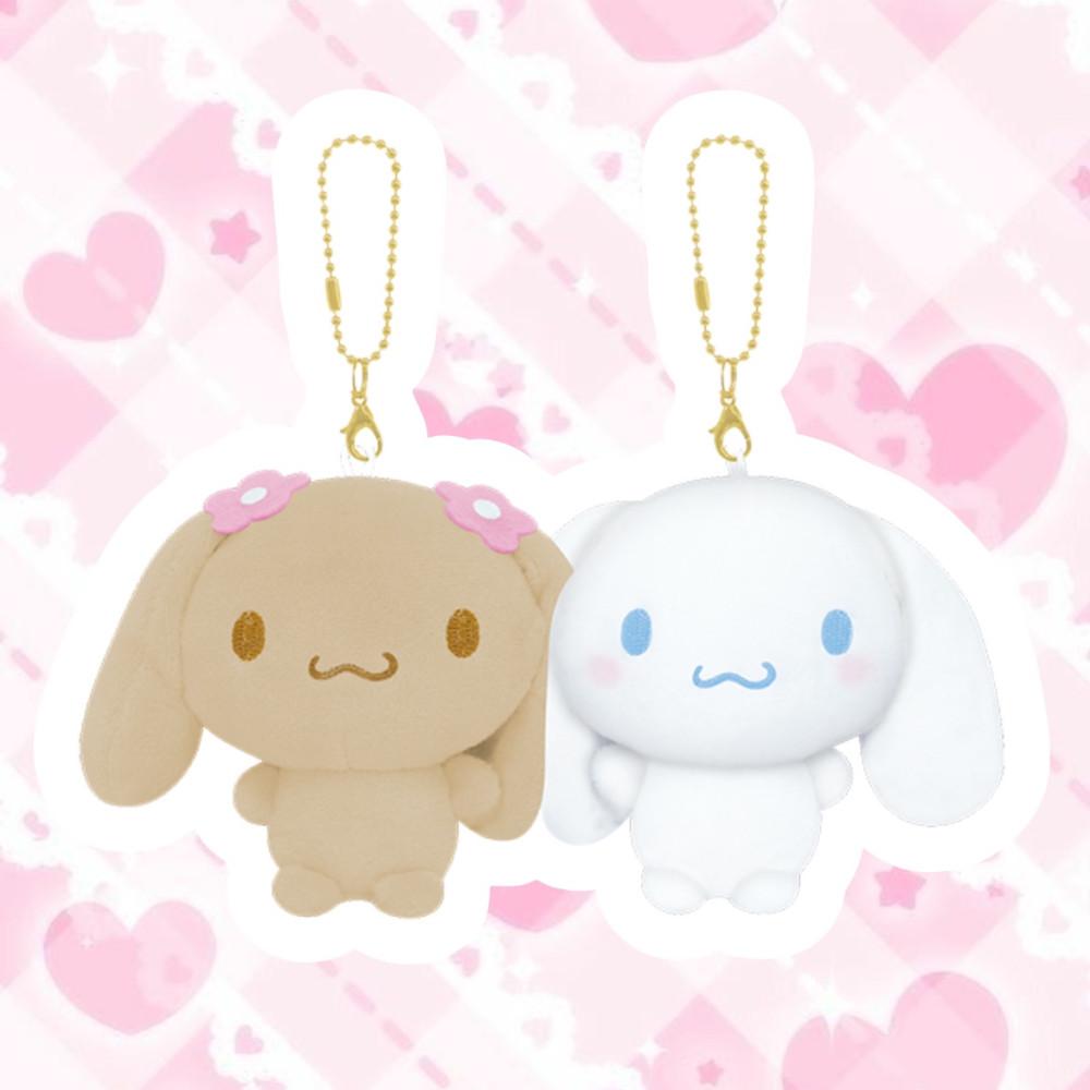[입고예정] 산리오 니코누이 키홀더 시나모롤&모카 인형