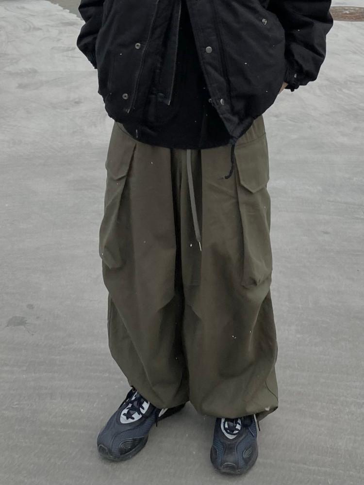 balloon fit cargo pants - 벌룬 핏 카고 팬츠 / 2color