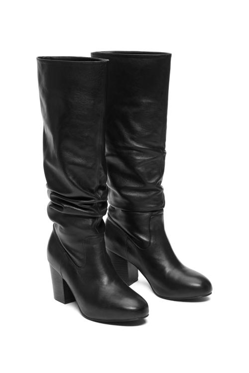 RIMPLE LONG BOOTS IN BLACK