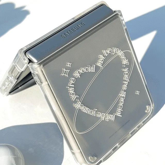 Z플립3 제트플립4 하트유니버스 심플 케이스 젤하드 하프미러 탱크범퍼 투명하드