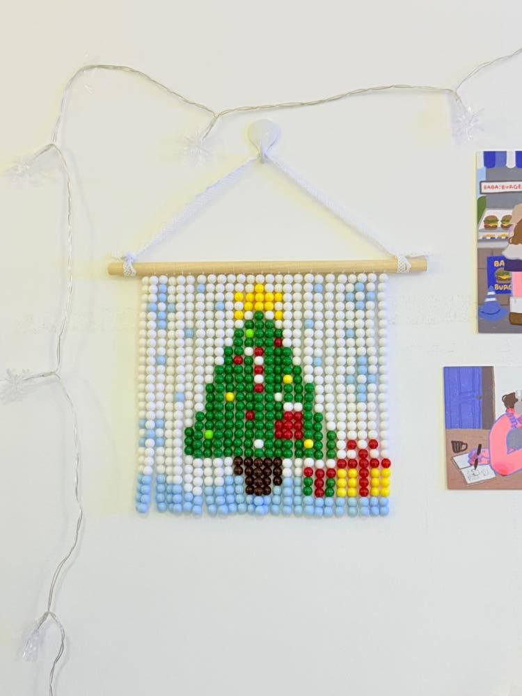 🎅효작업실 크리스마스 트리 비즈발 DIY/완제품