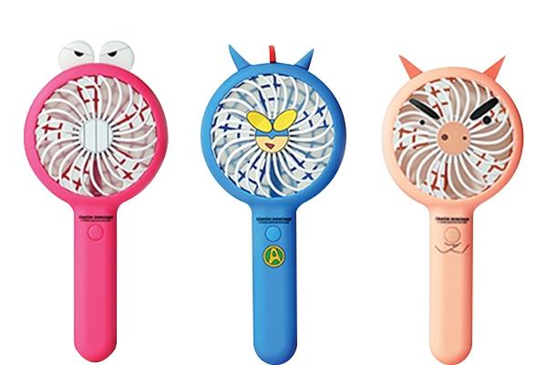 짱구는 못말려 휴대용 선풍기 (액션가면/ 부리부리대마왕/ 초코비)