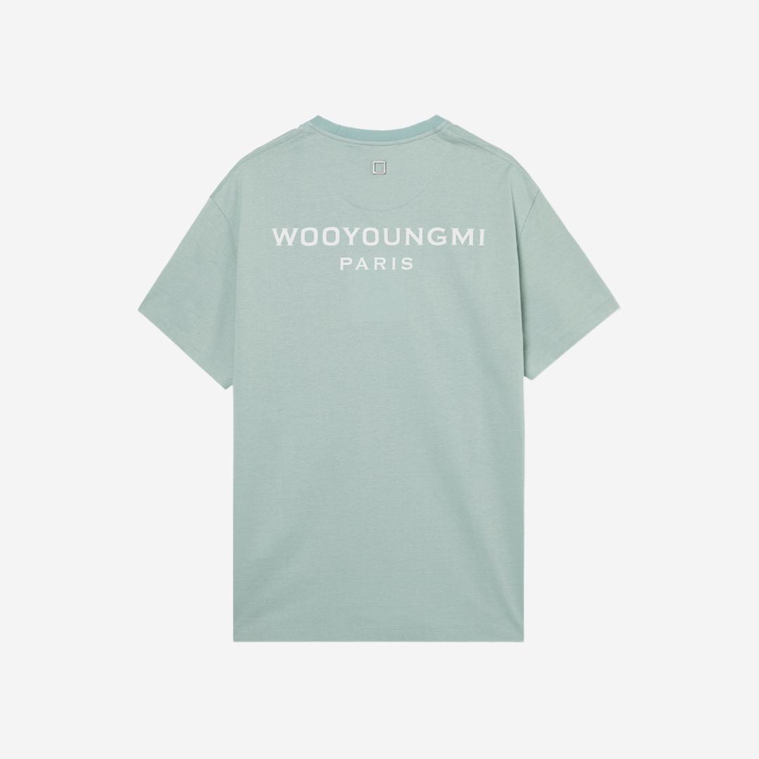 Wooyoungmi Cotton Back Logo T-Shirt Mint - 23FW