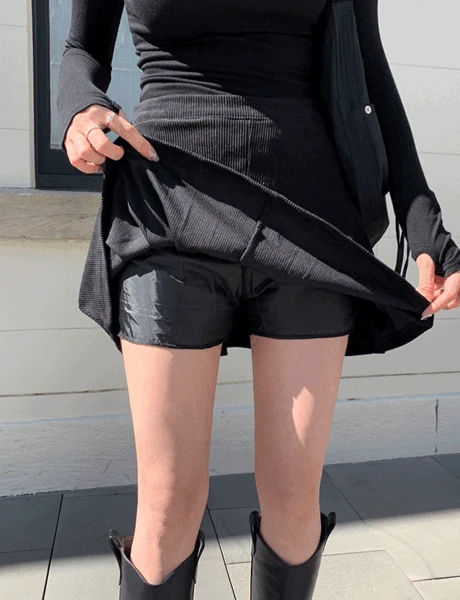 로투스 미니 골지스커트