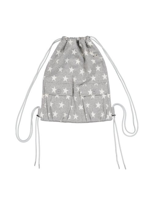 STAR POCKET GYM SACK / MELANGE GEY