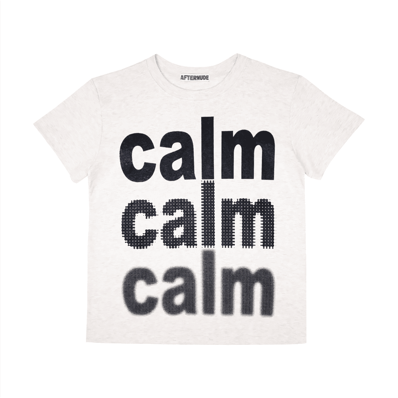 [AFTERNUDE] AFTER CALM TEE (OATMEAL)