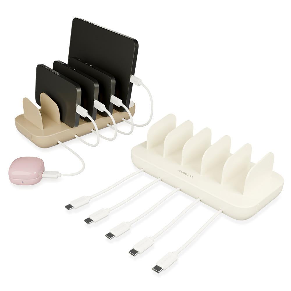 [드엘리사 공동구매] 큐브온 JI-525 고속 5포트 멀티충전기