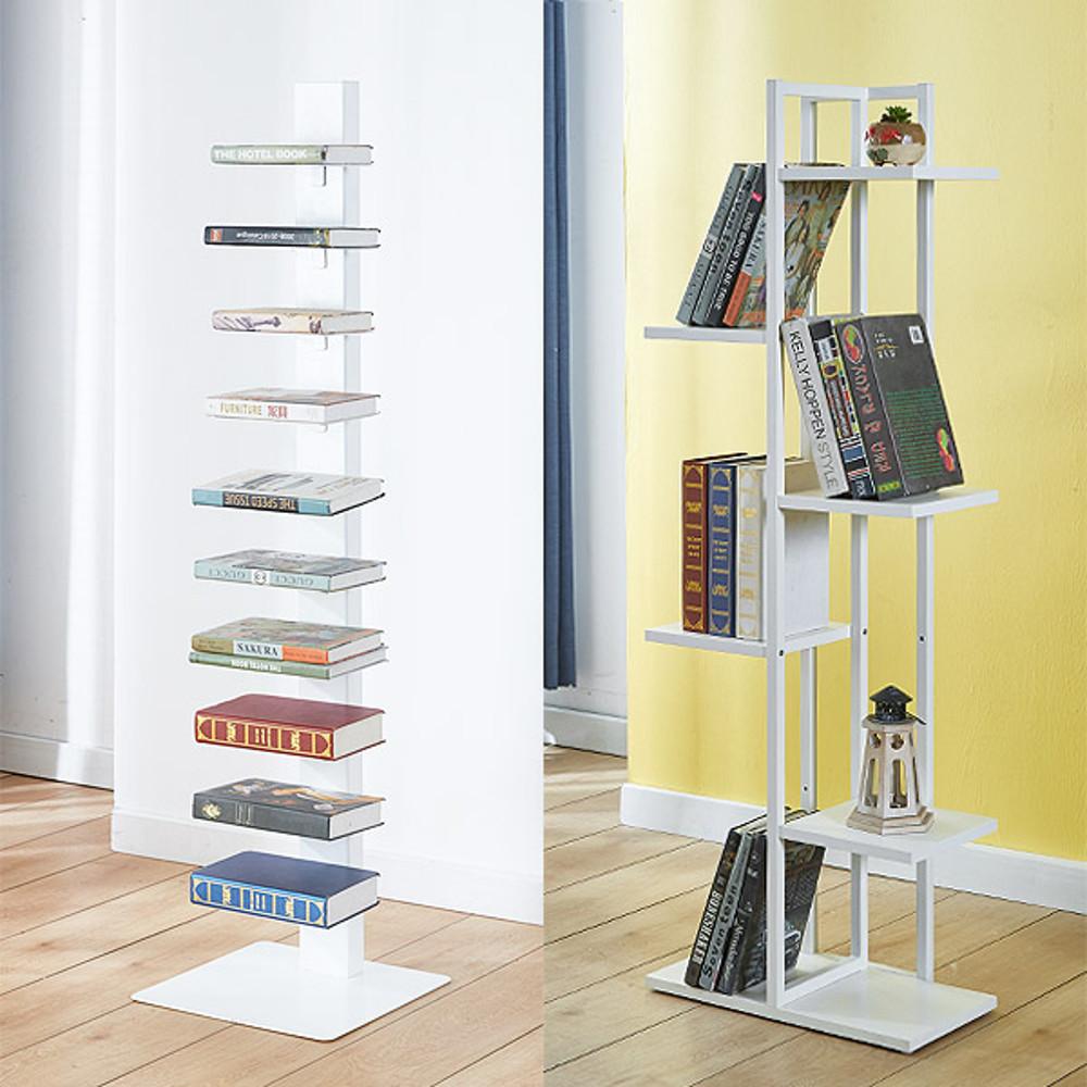 와이디가구 스탠드 밍크 선인장 인테리어 북선반 타워 스탠딩 매거진랙 밀라노