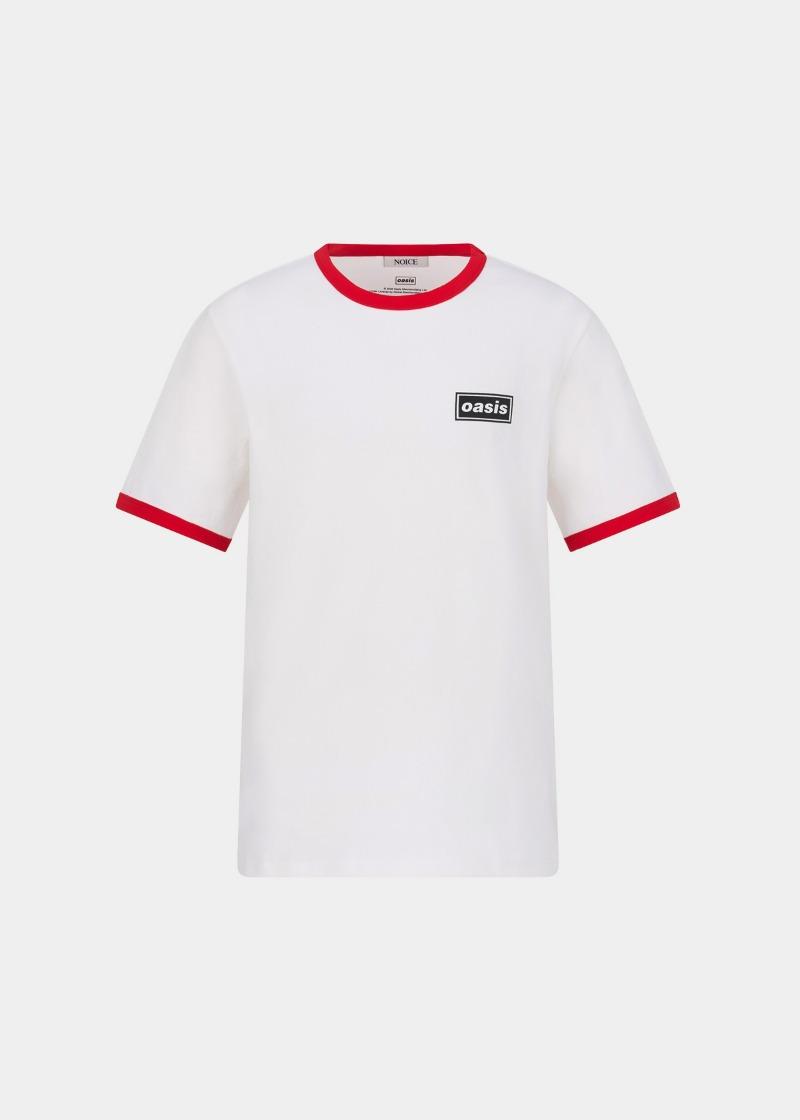 NOICE X OASIS M BAND T-SHIRT - RED
