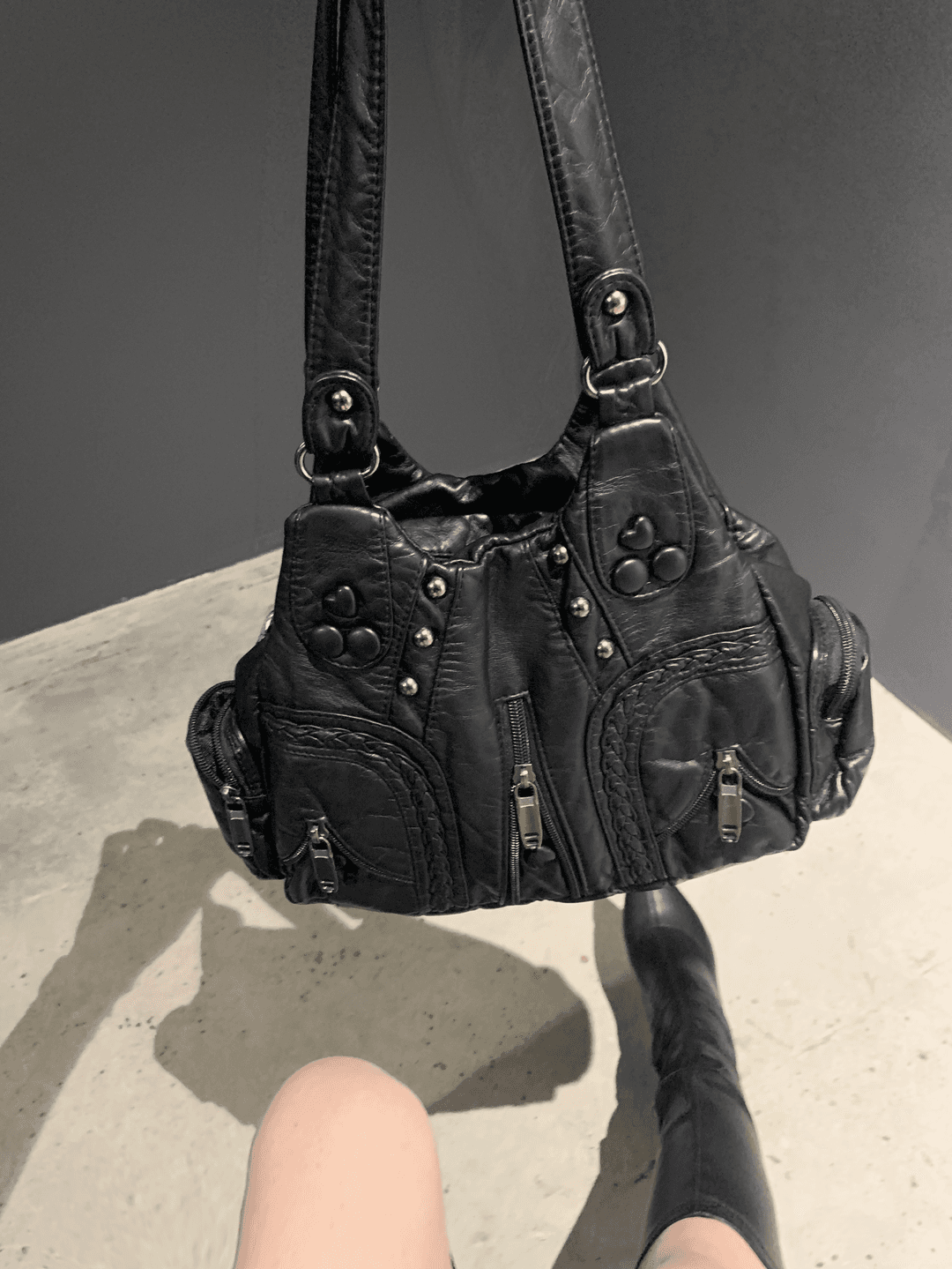 90's Motor Leather Vintage Bag