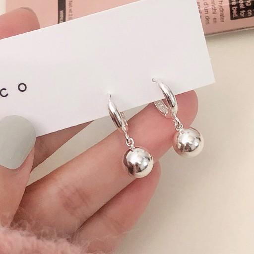 925실버 은볼방울링귀걸이