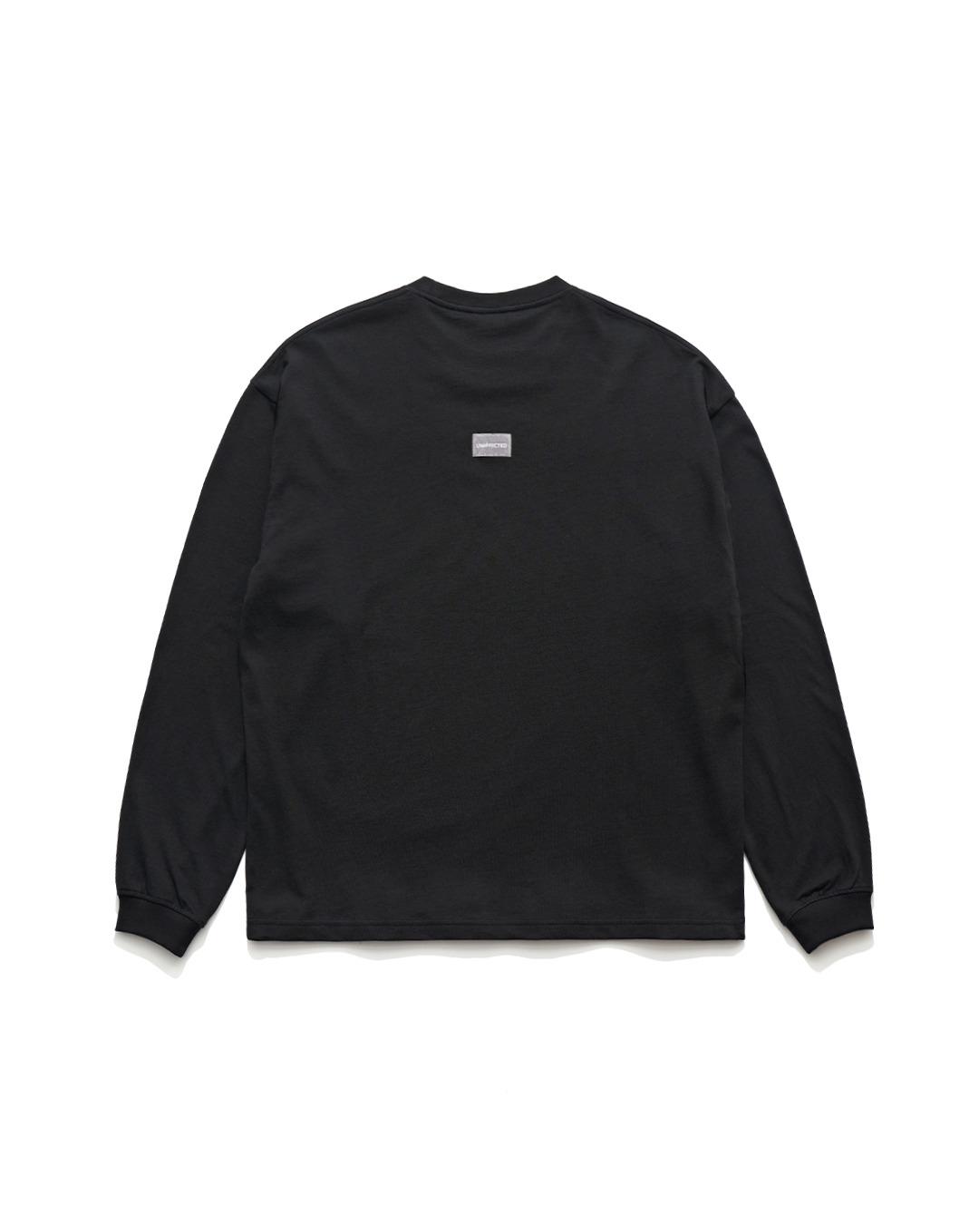 LOGO LABEL LONG SLEEVES / BLACK