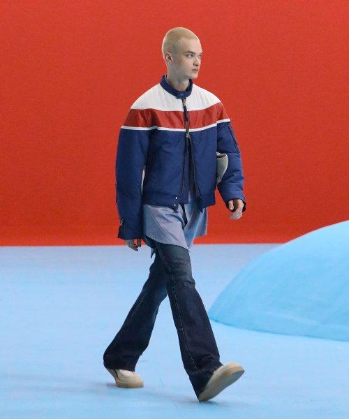 브라이언22 바이커 페디드 점퍼 awa478m(BLUE)